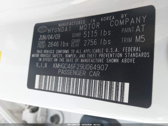 Hyundai Genesis 4.6