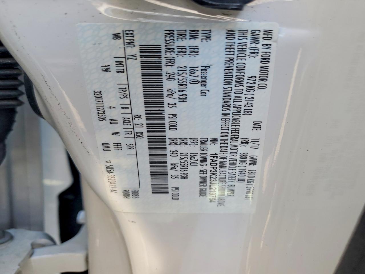 Ford Focus Se