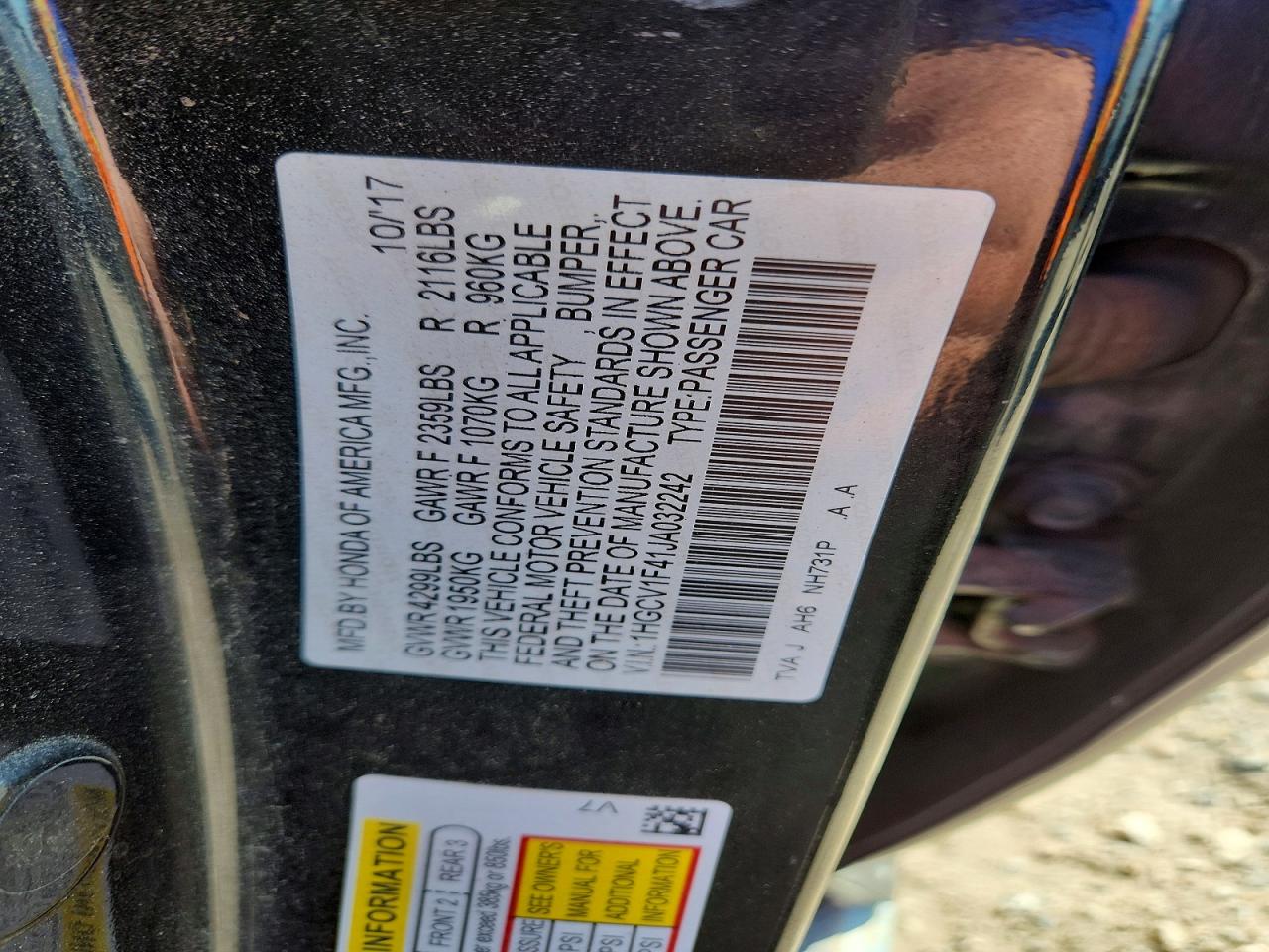 Honda Accord Ex