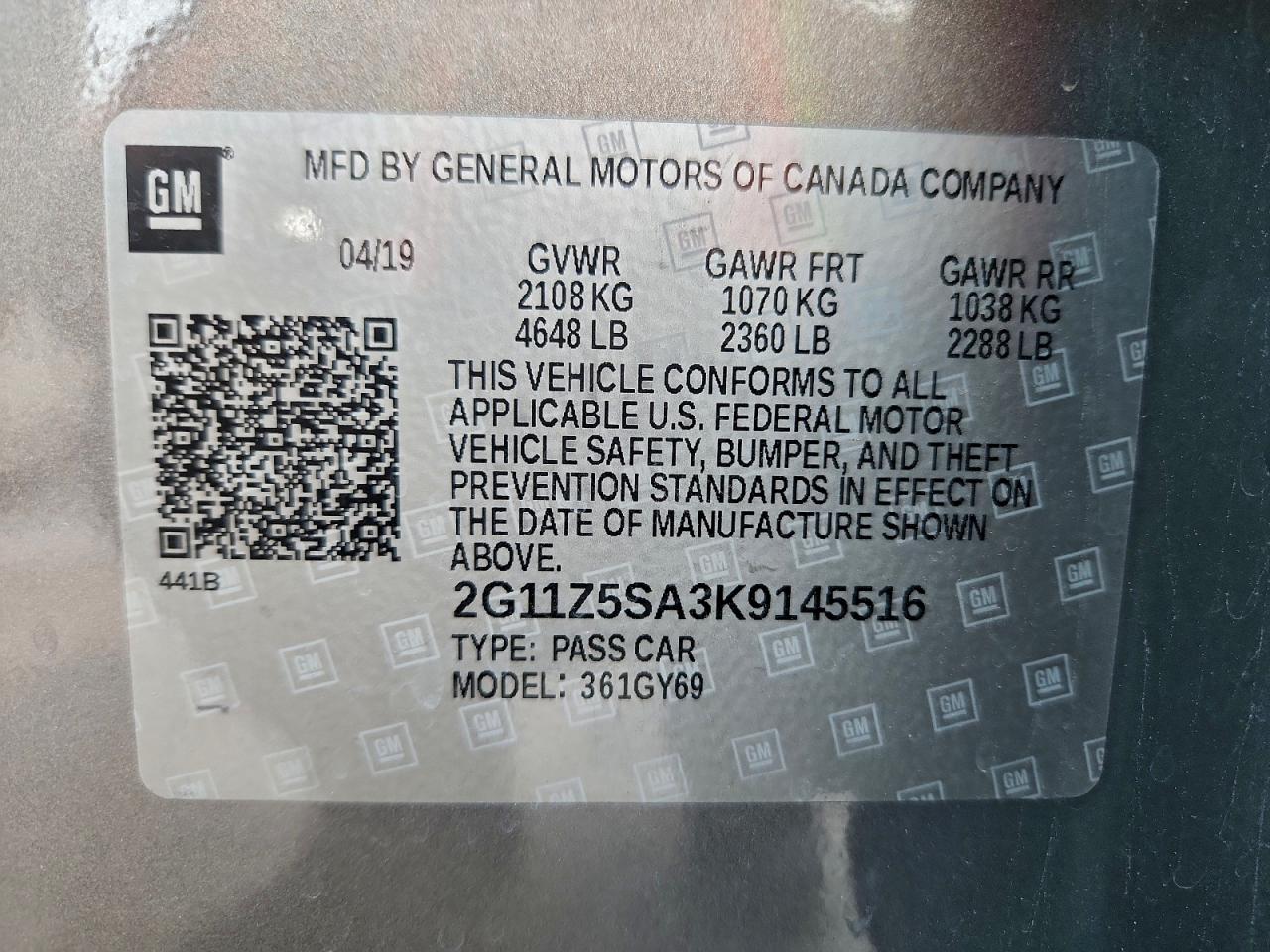 Chevrolet Impala Lt