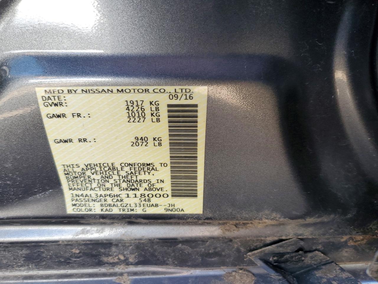 Nissan Altima 2.5 S