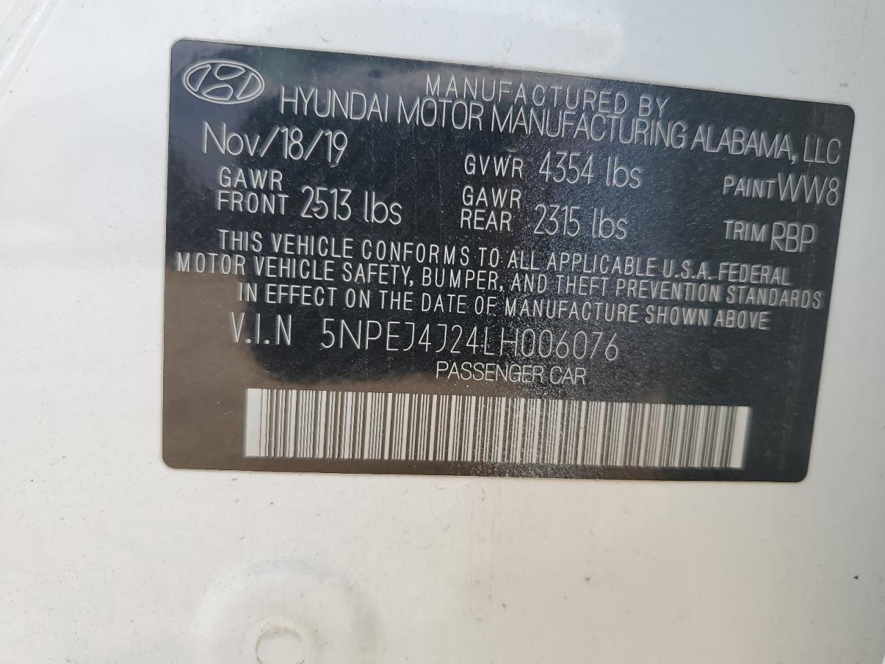 Hyundai SONATA Sel Plus