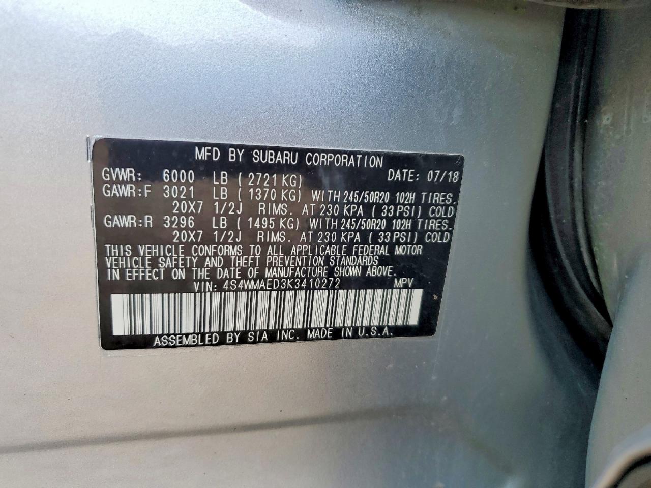 Subaru Ascent Premium