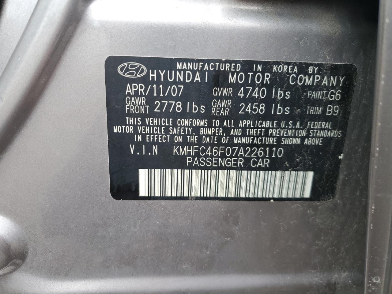 Hyundai Azera Se