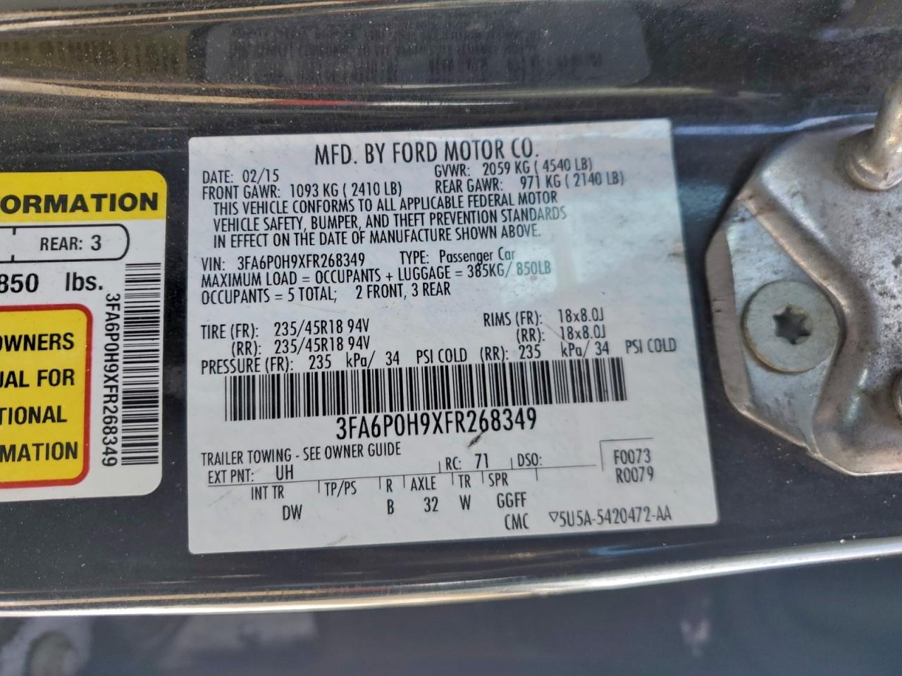 Ford Fusion Se