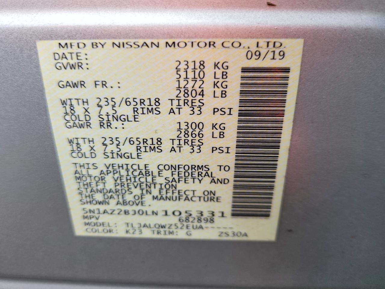 Nissan Murano Sv