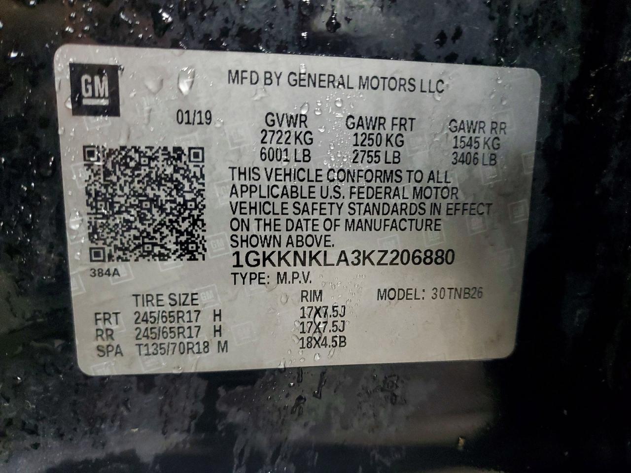 GMC Acadia Sle