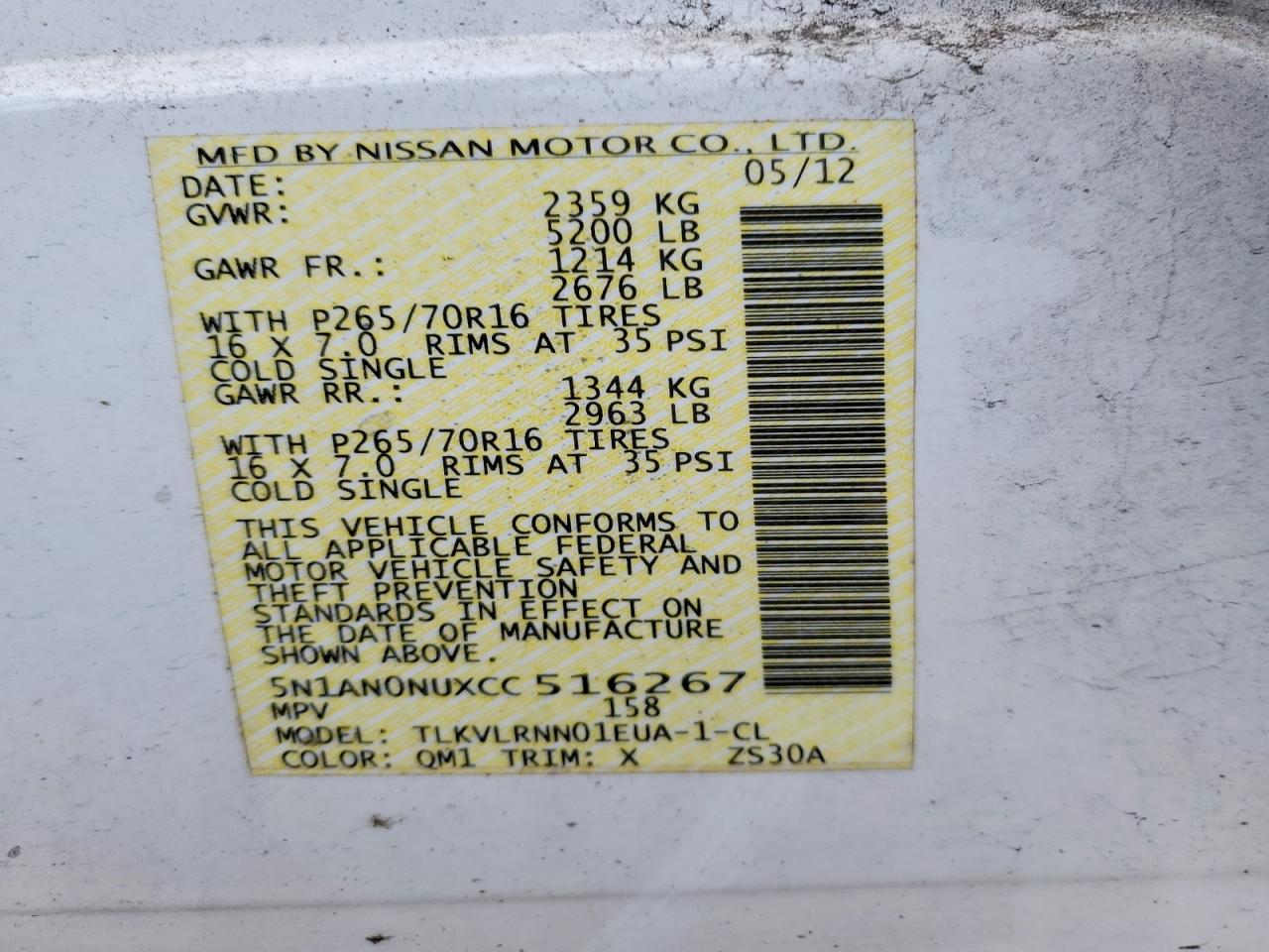 Nissan Xterra X