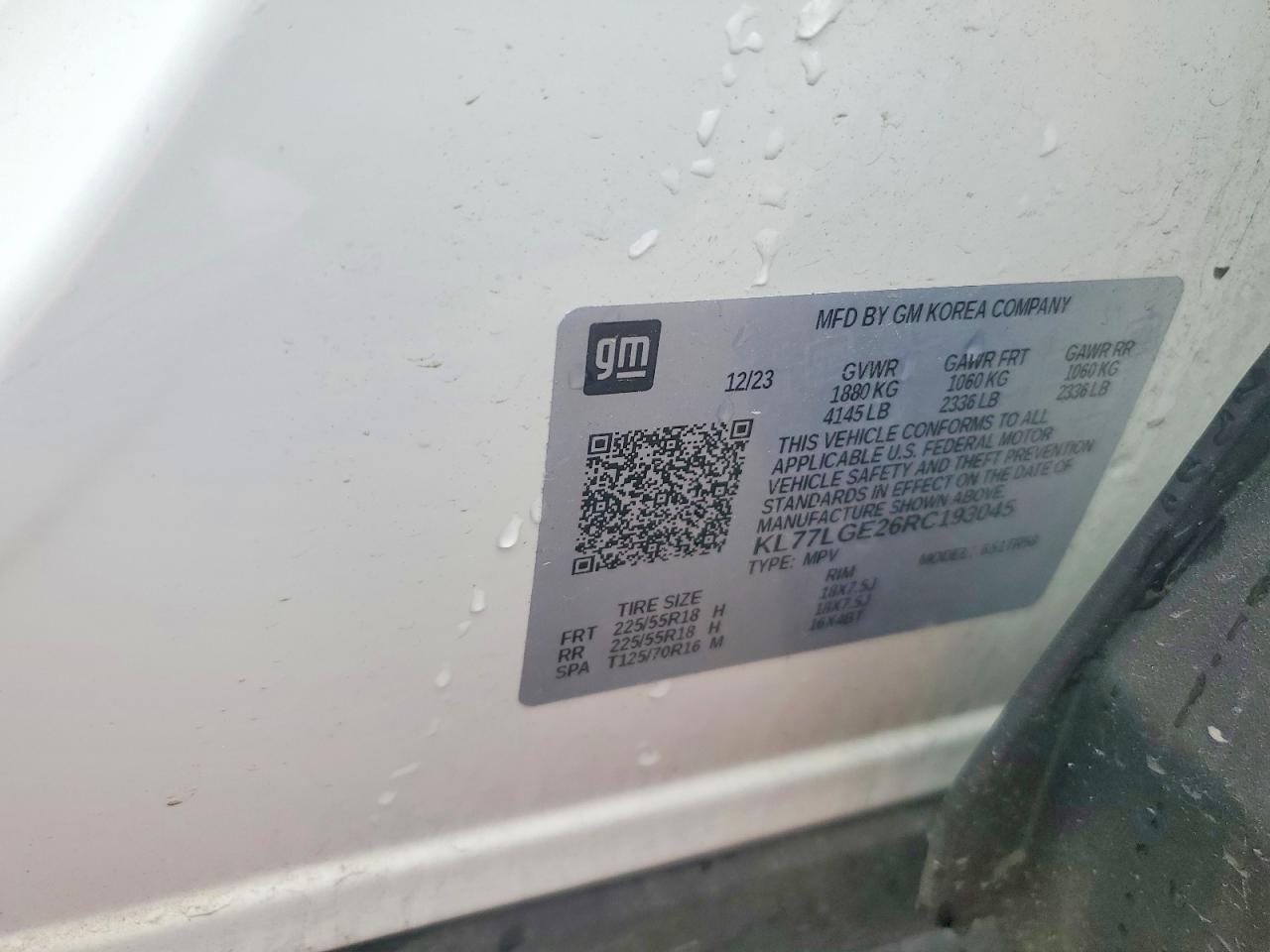 Chevrolet Trax 1rs