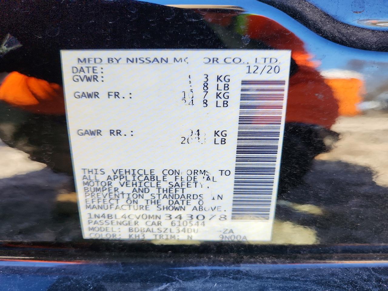 Nissan Altima 2.5 Sr