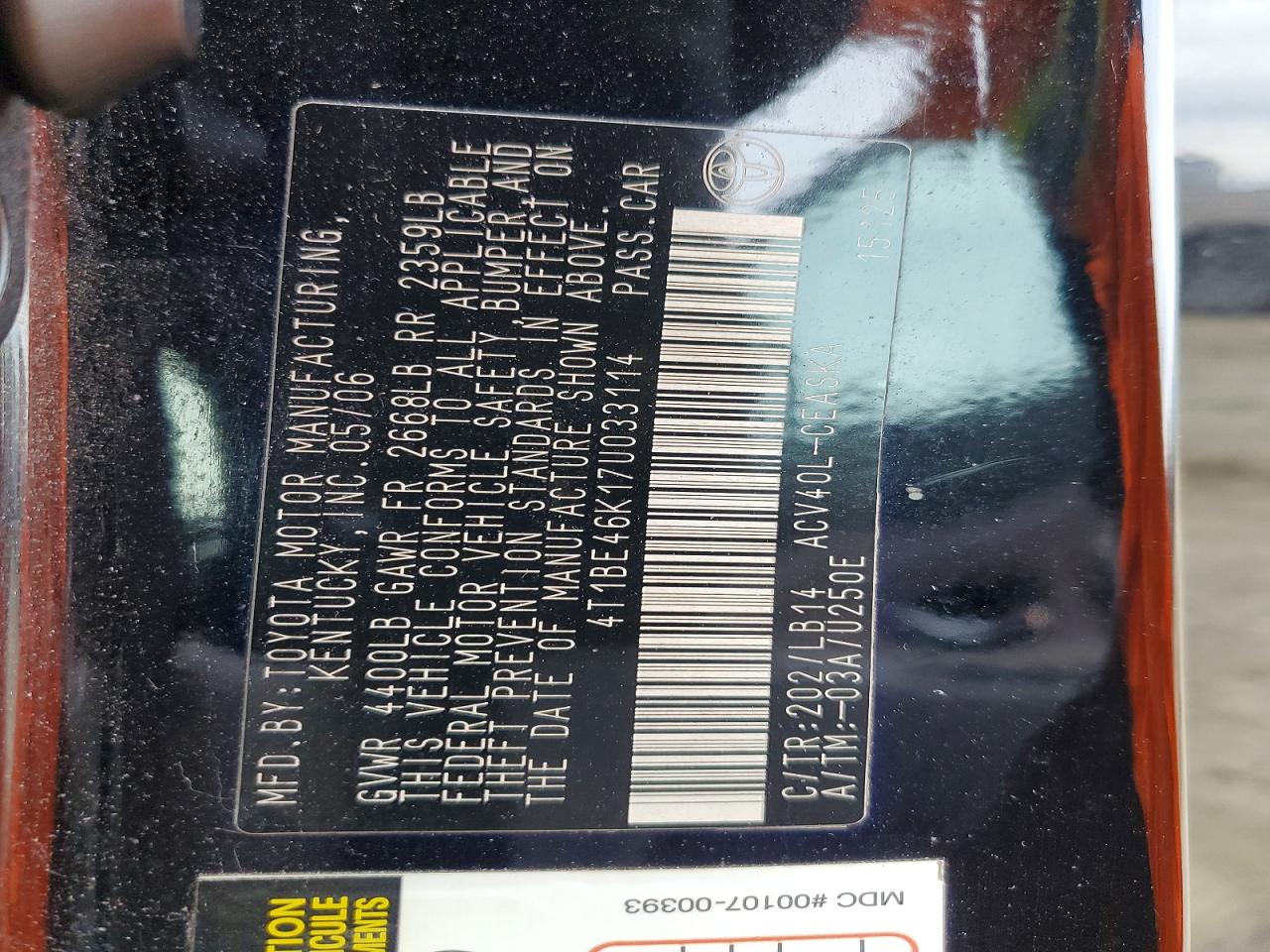 Toyota Camry Se
