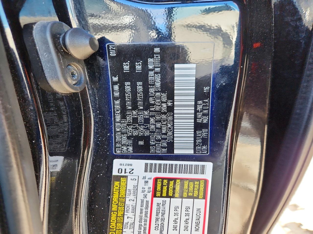 Toyota Sienna Limited 7-passenger
