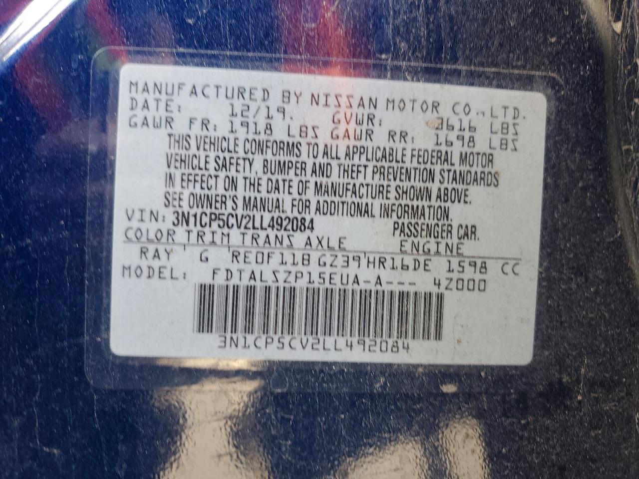 Nissan Kicks Sv