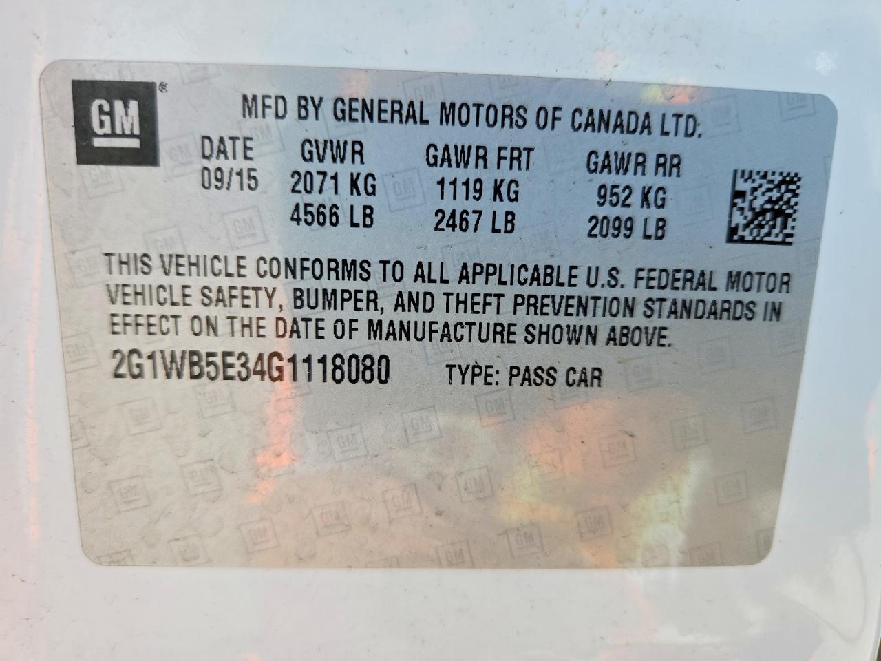 Chevrolet Impala Lt