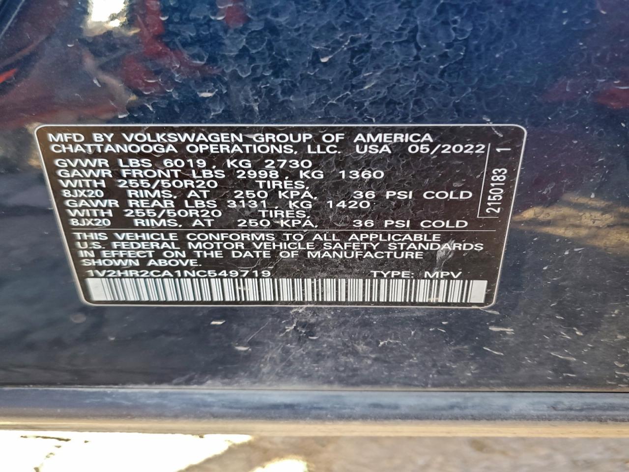 Volkswagen Atlas Se
