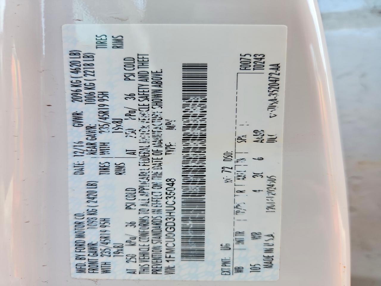 Ford Escape Se