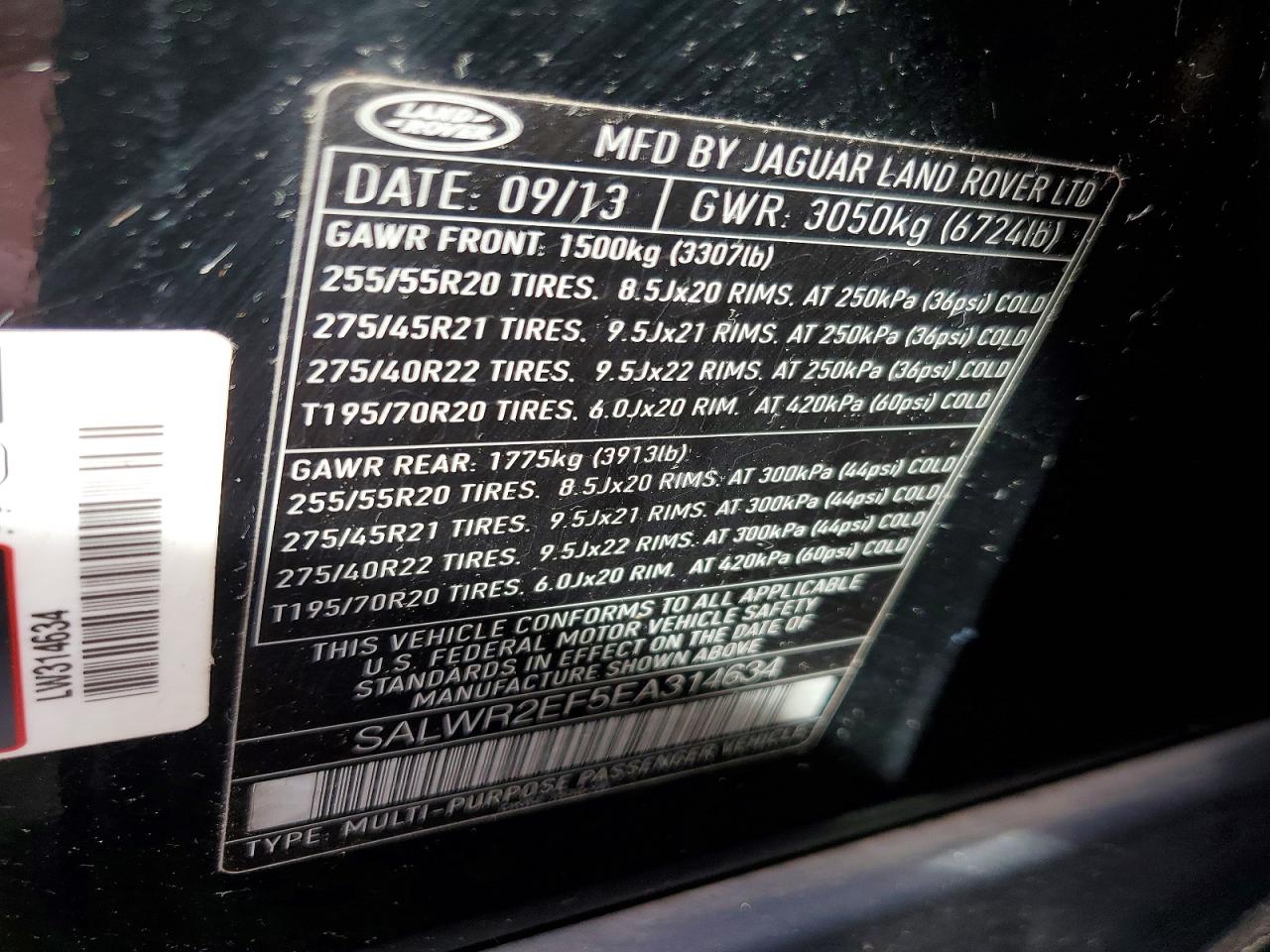 Land Rover Range Rover Sc