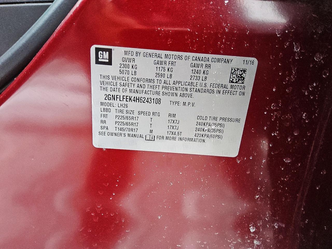 Chevrolet Equinox Lt