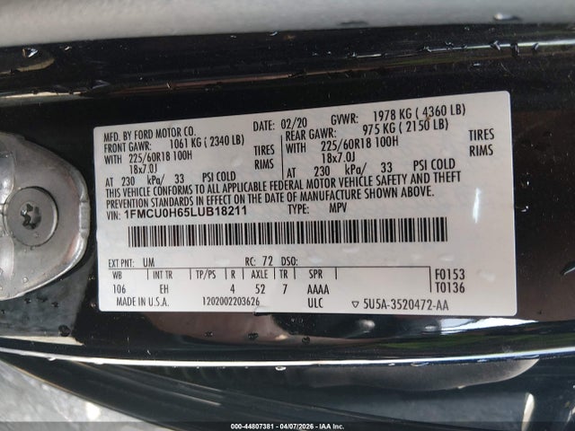 Ford Escape Sel