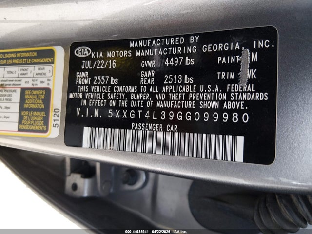 Kia Optima Lx