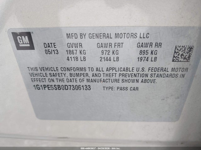 Chevrolet Cruze 2lt Auto