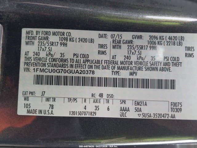 Ford Escape Se
