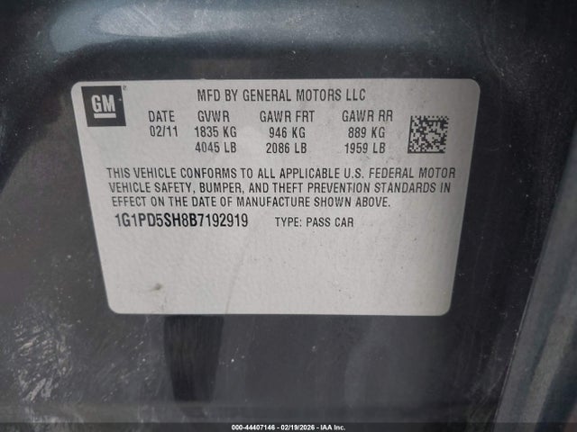 Chevrolet Cruze Ls