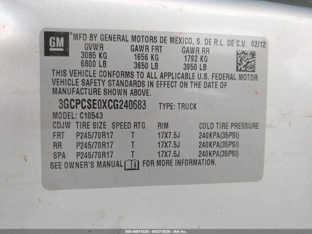 Chevrolet Silverado 1500 Lt