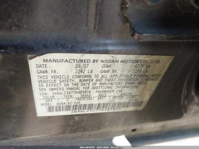 Nissan Altima 2.5 S