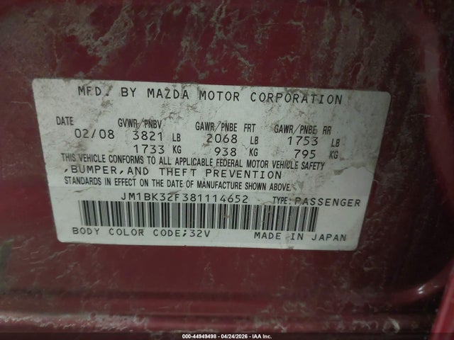 Mazda Mazda3 I Touring Value