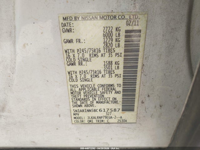 Nissan Pathfinder S