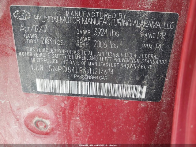 Hyundai ELANTRA Sel