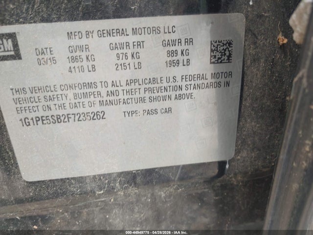Chevrolet Cruze 2lt Auto