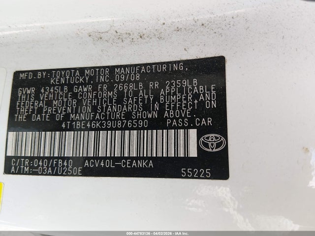 Toyota Camry Le