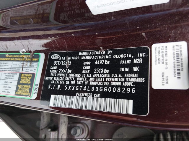 Kia Optima Lx