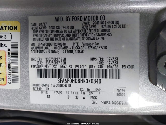Ford Fusion Se