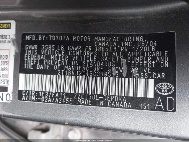 Toyota Corolla Ce