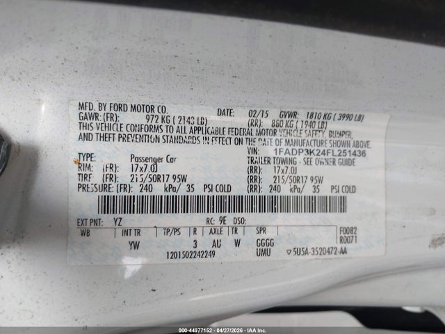 Ford Focus Se