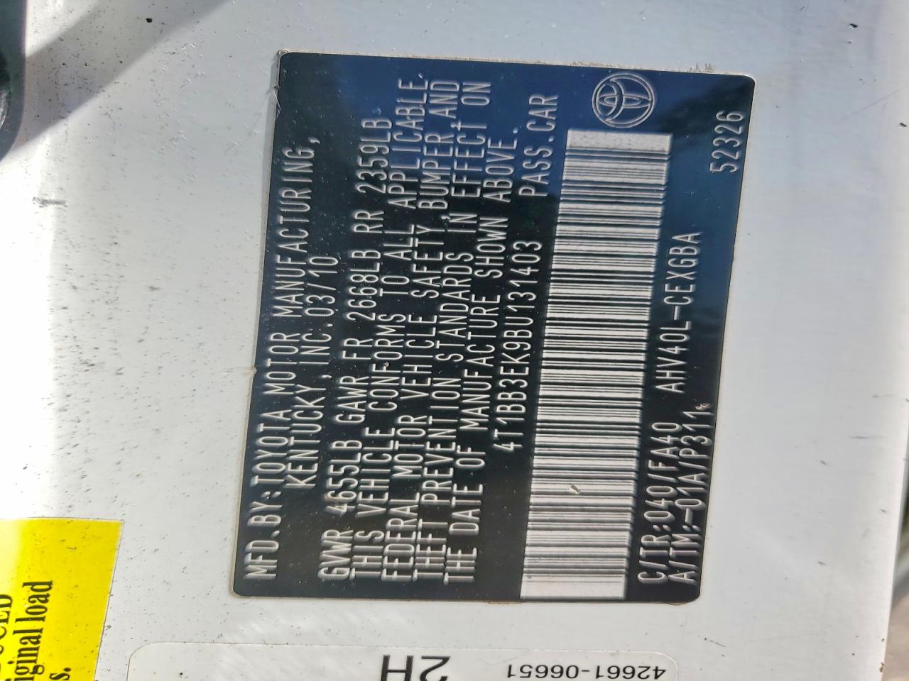 Toyota Camry Hybrid