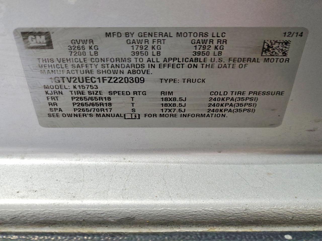 GMC Sierra K1500 Sle