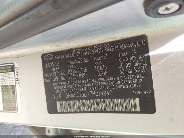 Hyundai SANTA FE Gls