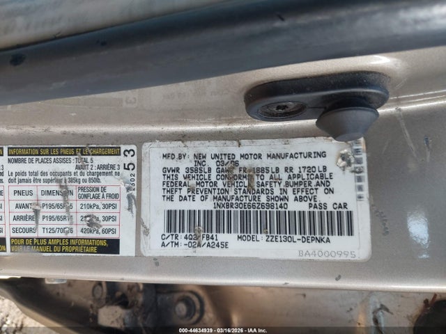 Toyota Corolla Le