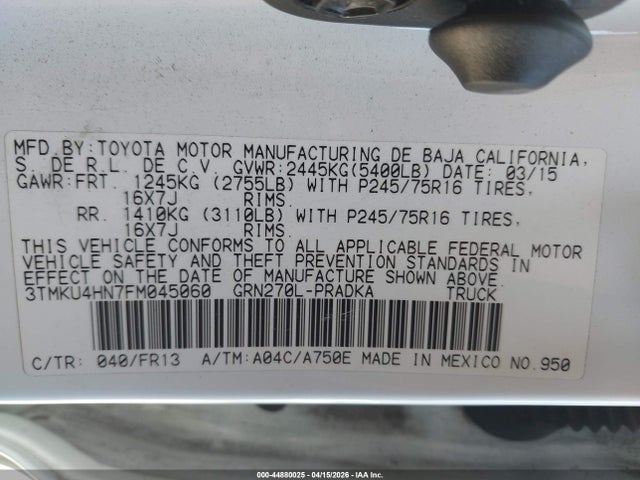Toyota Tacoma Prerunner V6