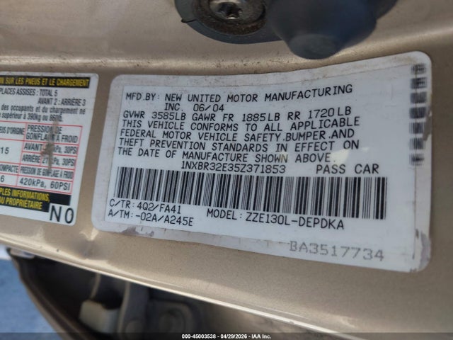 Toyota Corolla