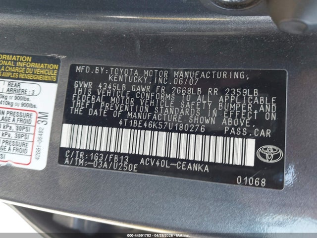 Toyota Camry Le
