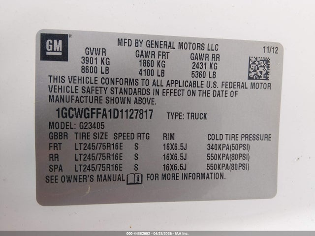 Chevrolet Express Work Van