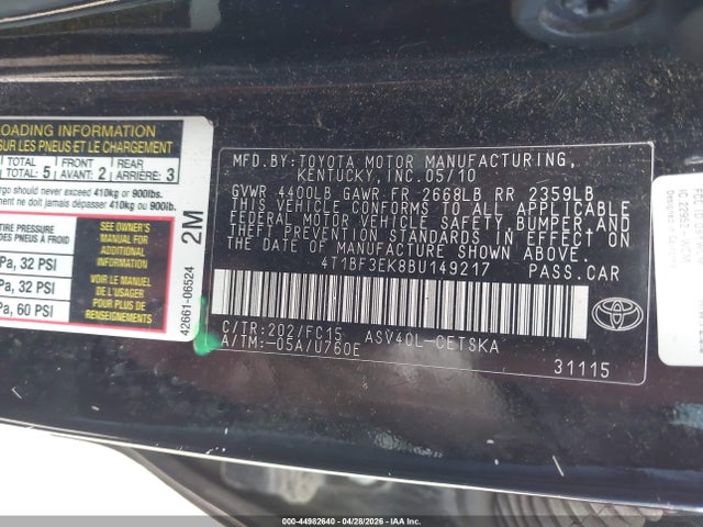 Toyota Camry Se