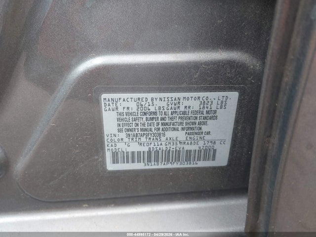 Nissan Sentra Sv