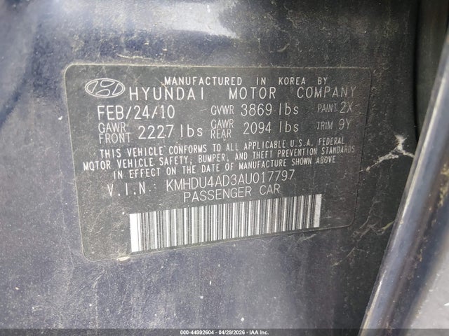 Hyundai ELANTRA Gls