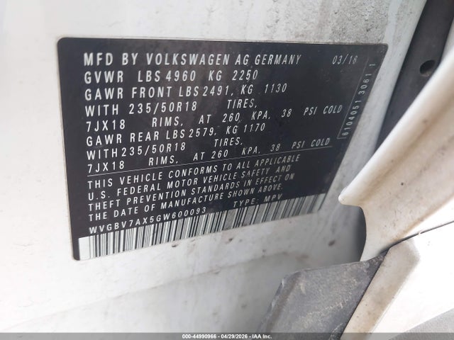 Volkswagen Tiguan Se